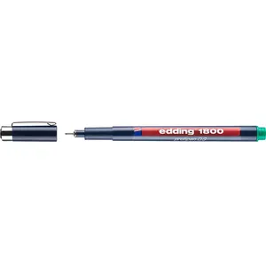 Edding 1800 Precisie fineliner - 0.35mm - Groen pas cher