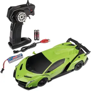 Carson 1:24 Lamborgh.Veneno 2.4G 100% RTR vert pas cher