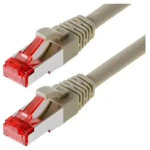 Comparateur de prix : Helos Cat 6 S/FTP 20 m netwerkkabel Grijs Cat6