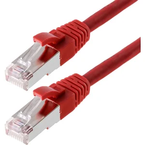 Comparateur de prix : Patchcable sf utp cat 5e rouge 5m - patchcable avec schmalem knickschutz helos 117832