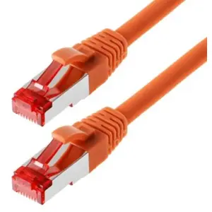 Patchcable s ftp (pimf) cat 6 orange 15m - patchcable avec schmalem knickschutz helos 118181 pas cher
