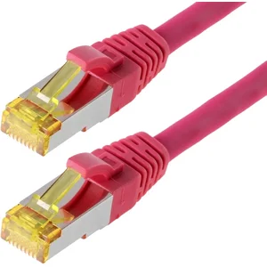Helos Patchcable s ftp (pimf), cat 6a,violett,0,5m - patchcable avec schmale... pas cher