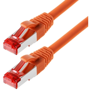 Patchcable s ftp (pimf) cat 6 orange 7,5m - patchcable avec schmalem knickschutz helos 118179 pas cher