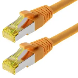 Helos Patchkabel S/FTP Cat 6a gelb 1,5m pas cher