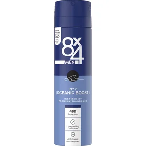 8x4 Deospray Men - No.17 Oceanic Boost 150 ml pas cher