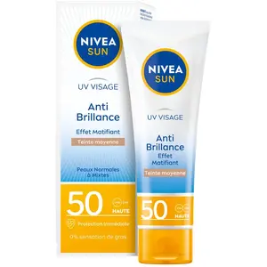 NIVEA Sun Zonnecrème Gezicht Anti-Shine SPF 50 - 50 ml