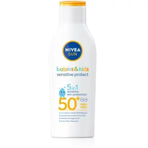 Nivea - Children'S Sun Lotion Spf 50 + Sun Kids (Pure & Sensitive Sun Lotion) 200 Ml pas cher