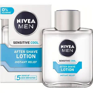 NIVEA MEN, Après-rasage, After Shave Cooling Sensitive 100 ml (Lotion ... pas cher