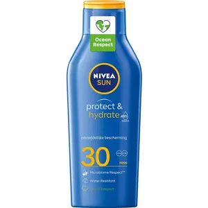 NIVEA SUN Protect & Hydrate Zonnebrand SPF 30 - Zonnecrème - Beschermt en hydrateert - Zonnebrandcrème - 400 ml pas cher