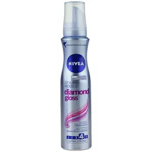 NIVEA Diamond Gloss Care Styling Mousse - 150 ml - Haarmousse pas cher