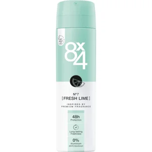 8x4 women Deodorant No.7 Fresh Lime 150 ml pas cher