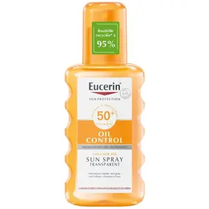 Eucerin Oil Control Dry Touch - Transparant Sun Spray - SPF 50+ - 200 ml pas cher