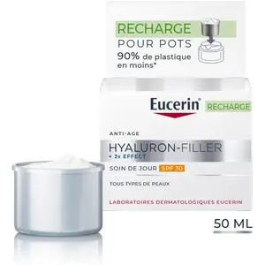 Eucerin Hyaluron Filler + 3x Effect Recharge Soin de jour SPF 30 50ml pas cher