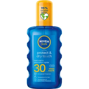 NIVEA SUN Protect & Dry Touch Transparante Zonnebrand Spray - SPF 30 - Zonnespray - Waterbestendig - Geen witte strepen - 200 ml pas cher