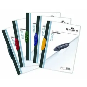 Durable 226000 Lot de 25 Chemise à clip A4 Assortis pas cher