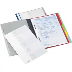 DURABLE dossier d'organisation DIVISOFlex, format A4, bleu pas cher