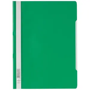 DURABLE chemises à lamelles, format A4, en film PP, vert pas cher