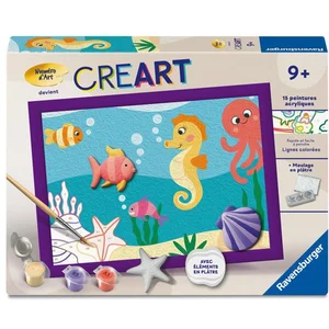 Ravensburger   CreArt Kids 18x24cm   Numéro dArt   Océan   Edition plâ...