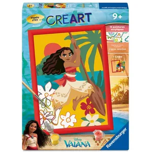 Ravensburger   CreArt Kids 18x24cm   Numéro dArt   Vaiana   Disney   K...