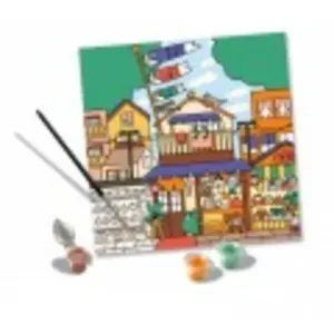 Ravensburger   CreArt   Adulte   Peinture par numéros   Kawaii Street ...