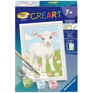 Ravensburger CreArt Kids 8x12cm Numéro dArt Mouton Kit de pein... pas cher