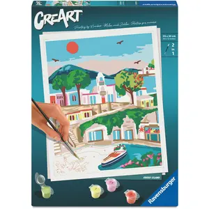 Ravensburger CreArt, Malen nach Zahlen Adults Trend - Griechische Inse...