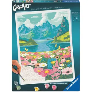 Ravensburger CreArt, Malen nach Zahlen Adults Premium - Blumenmeer am ...