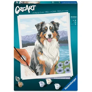 Ravensburger CreArt - peinture par numéros - Berger Australien