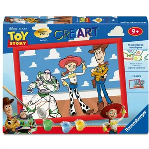 Ravensburger   CreArt Kids 18x24cm   Numéro dArt   Toy Story   Kit de ...