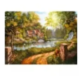 Ravensburger puzzel Cottage by the River - 500 stukjes. pas cher