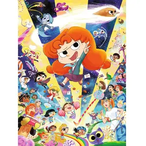 Puzzle 500 pièces Nathan La reine des bêtises Mortelle Adèle pas cher