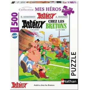 Puzzle Nathan Asterix chez les Bretons 500 pièces pas cher
