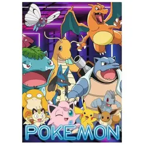 Ravensburger Nathan puzzel Pokémon Néon - 1500 stukjes. pas cher