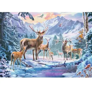 Ravensburger Chevreuils et cerfs en hiver (1000 pièces) pas cher