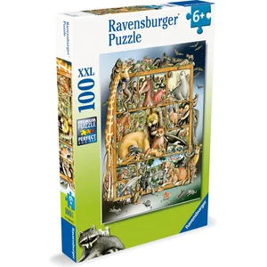 Ravensburger puzzel Dieren collage - Legpuzzel - 100 XXL stukjes pas cher