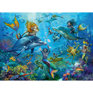 Ravensburger puzzel Mermaid - Legpuzzel - 100 XXL stukjes pas cher