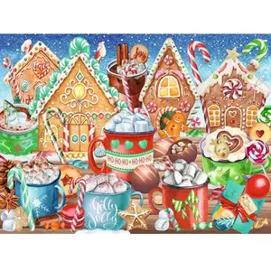 Ravensburger puzzel Candy Canes and Cocoa - legpuzzel - 200 stukjes pas cher