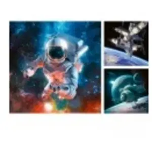 Ravensburger puzzel Space - Drie puzzels - 49 stukjes - kinderpuzzel