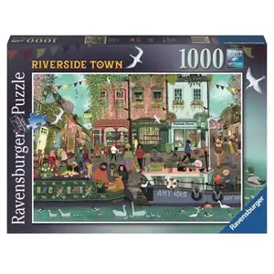 Puzzle Ravensburger Le long du fleuve 1000 piecès pas cher