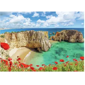 Ravensburger Les coquelicots en Algarve Portugal (1000 pièces)