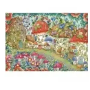 Ravensburger Puzzle 12000571 - Niedliche Pilzhäuschen in der Blumenwiese - 1000 Teile Puzzle für Erwachsene und Kinder ab 14 Jahren pas cher