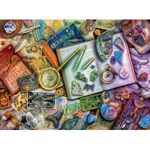 Ravensburger puzzel Büro des Archäologen - 500 stukjes. pas cher