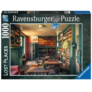 Ravensburger puzzel Lost Places - Mysterious Castle Library - 1000 stukjes. pas cher