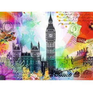 Ravensburger Postkarte aus London - 500 Teile. pas cher