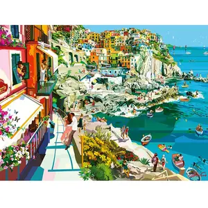 Ravensburger Romance in Cinque Terre - 1500 Teile. pas cher