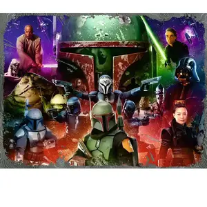 Ravensburger Boba Fett puzzel 1500pcs pas cher