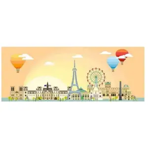 Ravensburger Puzzle 1000 pièces panoramique : Une journée à Paris pas cher