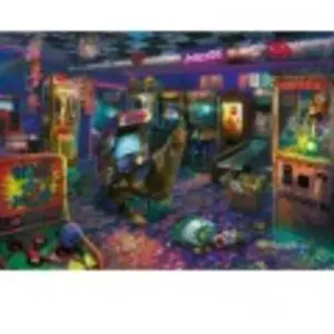 Ravensburger Puzzle 2D 1000 elementów: Zapomniany salon z automatami, Nowy design pas cher