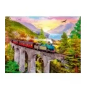 Ravensburger puzzel Trein in de herfst - Legpuzzel - 1500 stukjes pas cher