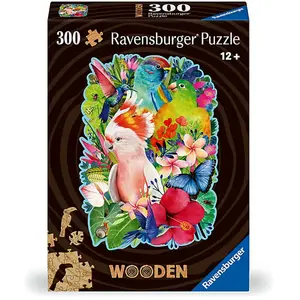 Ravensburger houten puzzel Beautiful Birds - Legpuzzel - 300 stukjes pas cher